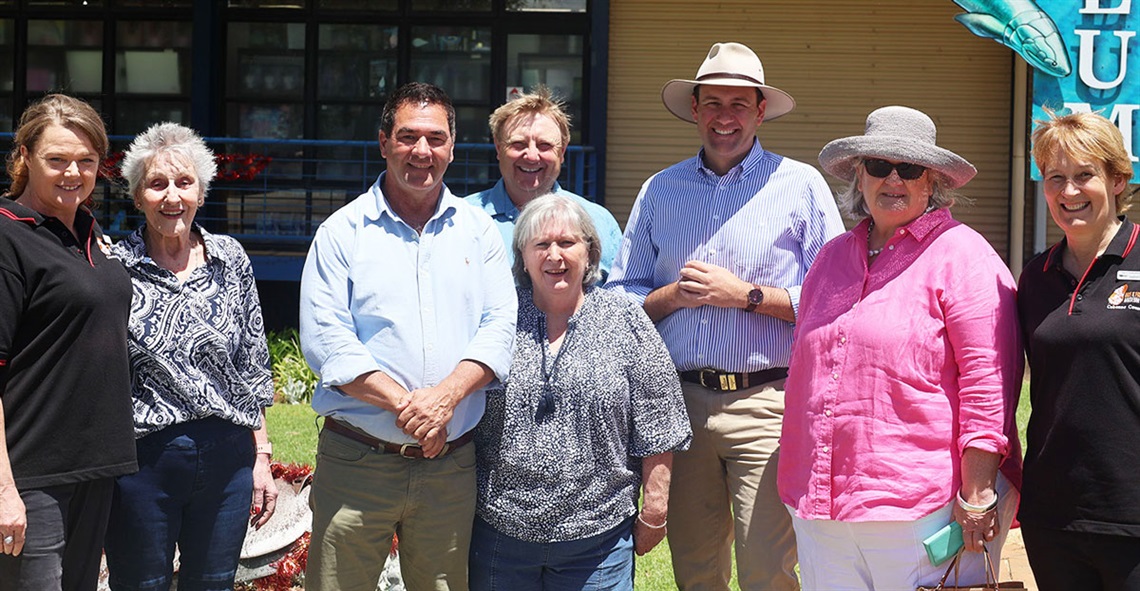 Age of Fishes Museum Staff, NSW Nationals Upper House MP Sam Farraway and NSW Nationals Candidate for Orange Tony Mileto.jpg